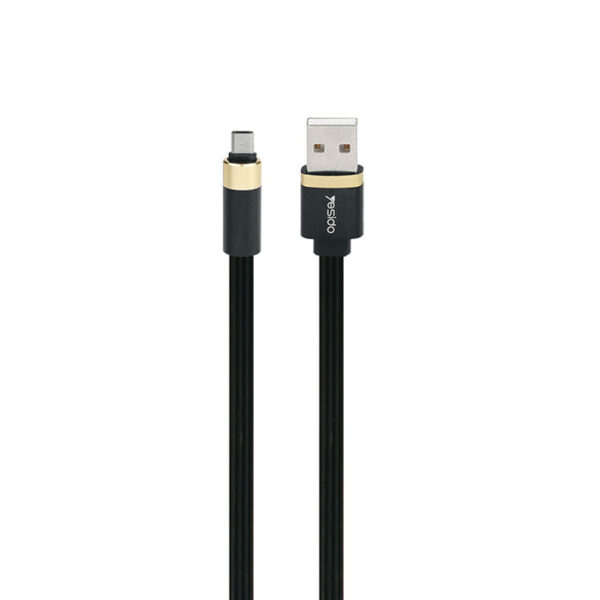 کابل USB به microUSB یسیدو مدل CaT3 طول ۱٫۵ متر ۲٫۴ آمپر