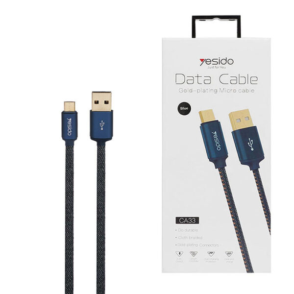 Yesido Ca33 USB To MicroUSB Cable 1.2M 2.4A