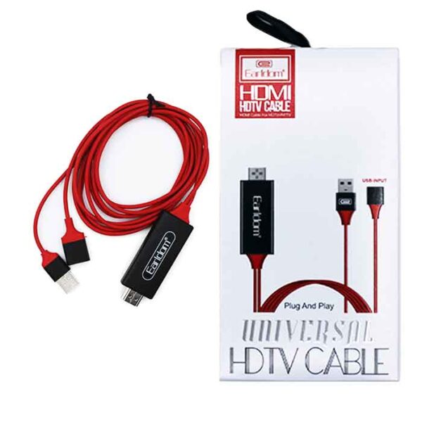 کابل HDMI و شارژ ارلدام مدل ET-W8