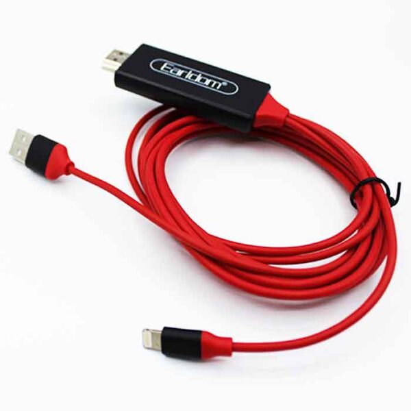کابل HDMI و شارژ ارلدام Earldom ET-W8 HDMI Cable