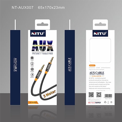 کابل Aux نیتو مدل NT-AUX007 طول 3متر
