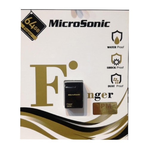 خرید فلش مموری میکروسونیک مدل Finger ظرفیت 64 گیگابایت