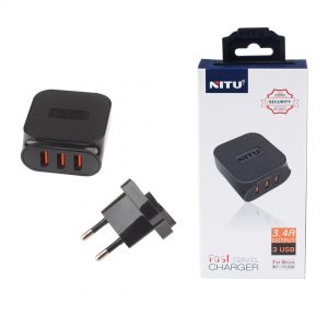 شارژر دیواری نیتو NITU NT-TC26 با کابل MicroUsb