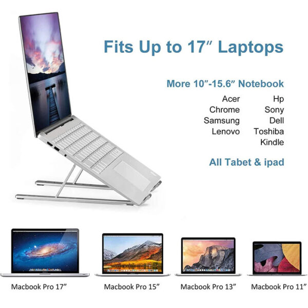 قیمت استند لپ تاپ  Adjustable Laptop Stand