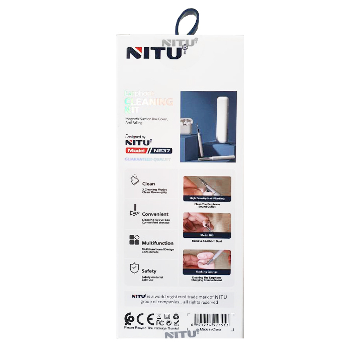کیت تمیزکننده ی ایرپاد نیتو Nitu NE37 Multipurpose Cleaning Kit
