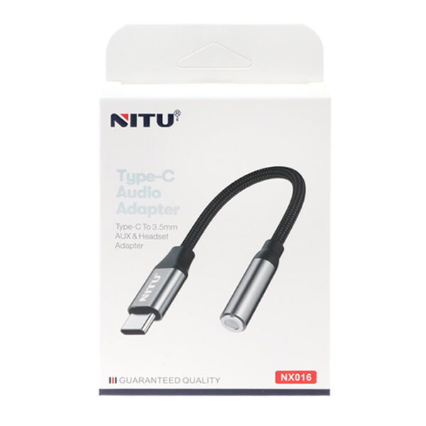 تبدیل Type-C به جک 3.5 میلی متری نیتو NITU NX16