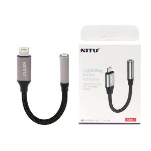 تبدیل Lightning به جک 3.5 میلی متری NITU NX17