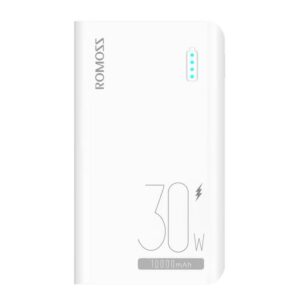 پاوربانک فست شارژ روموس ROMOSS sense4s pro 30W ظرفیت 10000 میلی آمپر