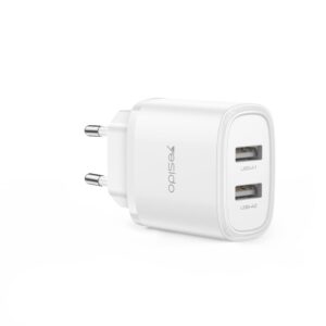 شارژر دیواری فست شارژ Yesido YC72 2Port 12W