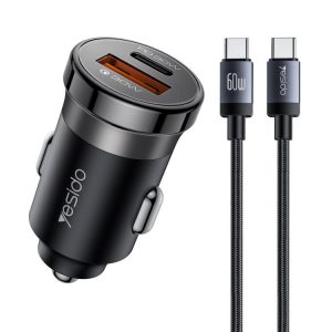 شارژر فندکی سوپر فست 30W یسیدو YESIDO Y72