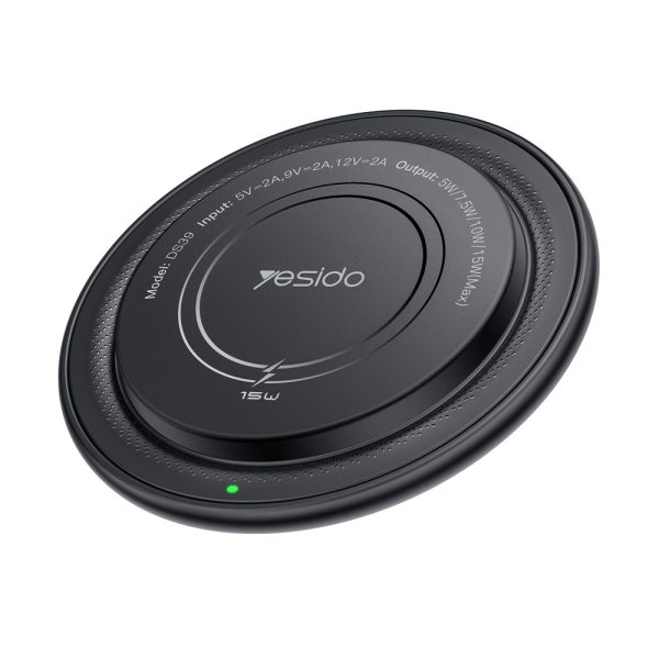 پد شارژ بی سیم 15 وات یسیدو DS39 مشکی